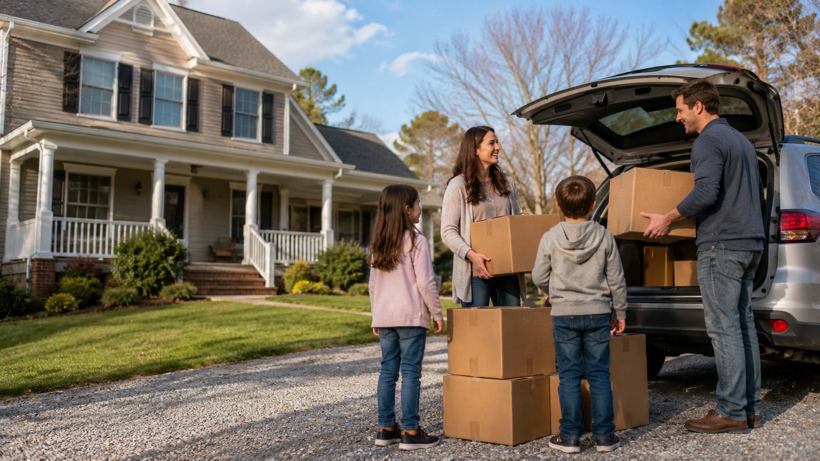 A welcoming Calvert County Maryland home with a family.