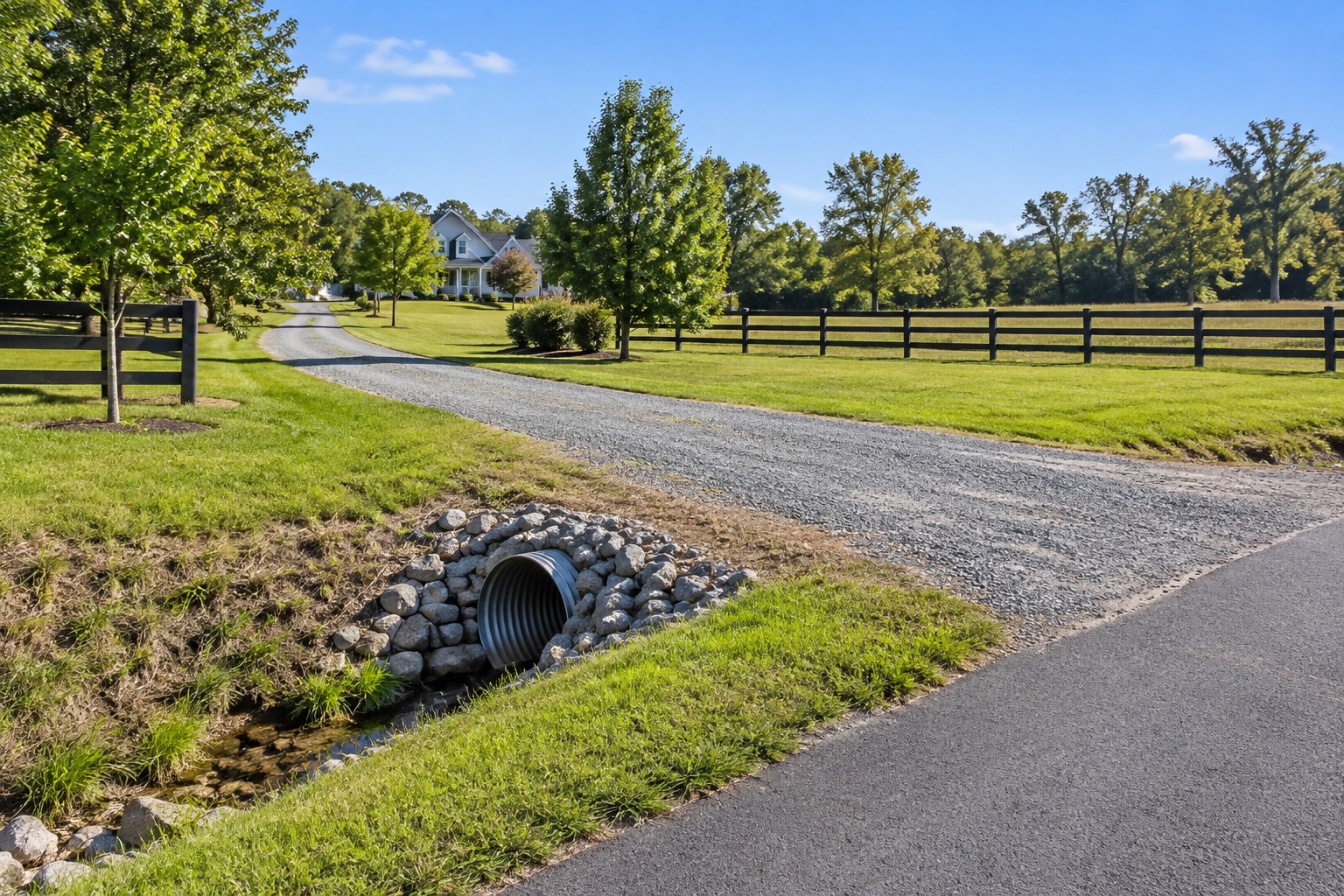 Driveway Culverts, Drainage, and Access Before Closing