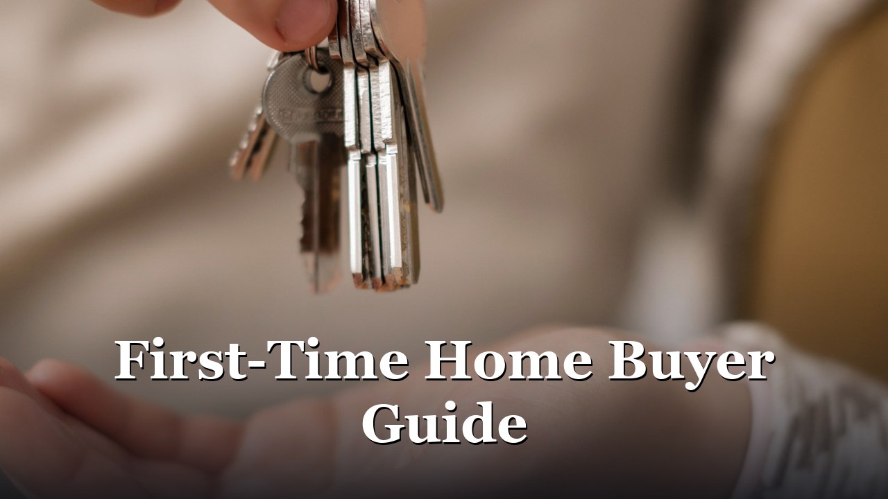 Keys handed to a first-time home buyer in Southern Maryland at settlement.