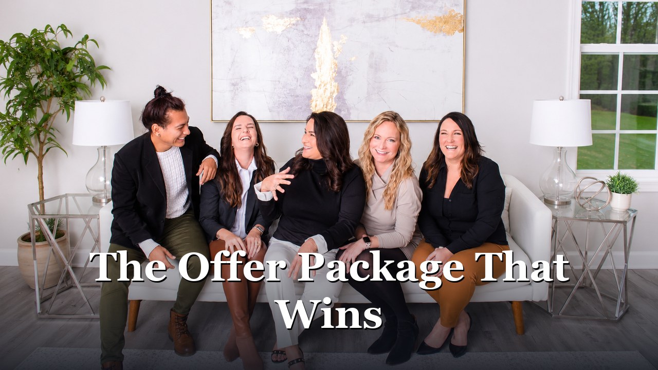 The Riley Team, who prepare and present buyer offer packages in Southern Maryland.