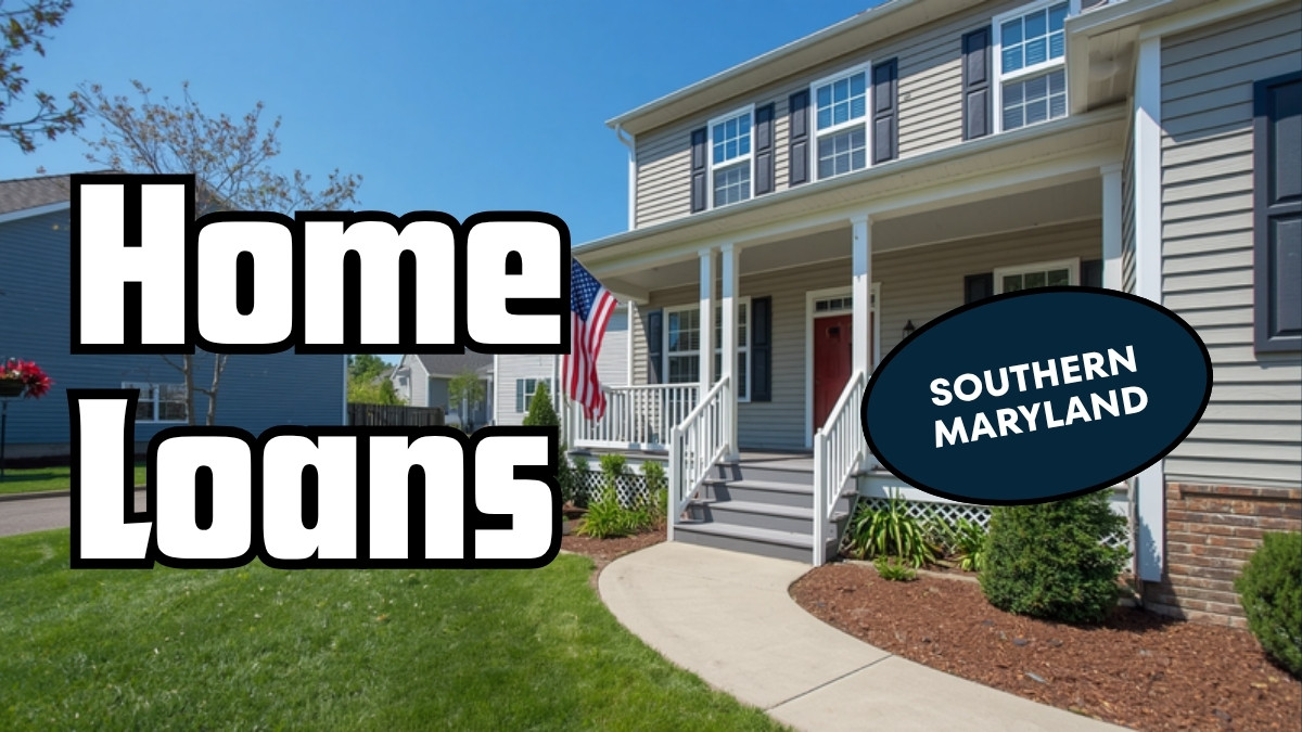 A Calvert County Maryland starter home purchased with a VA, FHA or USDA government backed loan